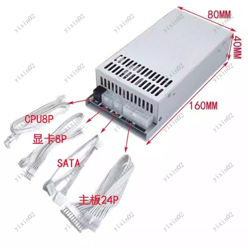 Atx Power Supply 1U Flex 500W - 1UフレックスATX対応、完全モジュール式電源ユニット。500W/600W。静音設計。コンパクトなサイズで、ITXミニPC、NAS、POSシステムに最適。