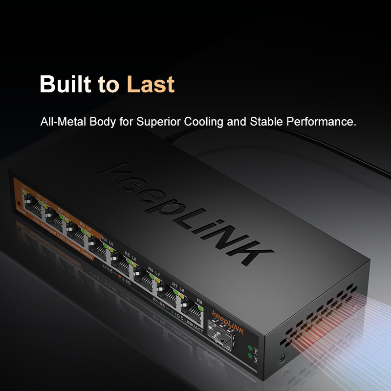 KeepLiNK 2.5Gb マネージド スイッチ (8 ポ - Sfp+ 10G Managed Switch 8 Port のレビューと価格