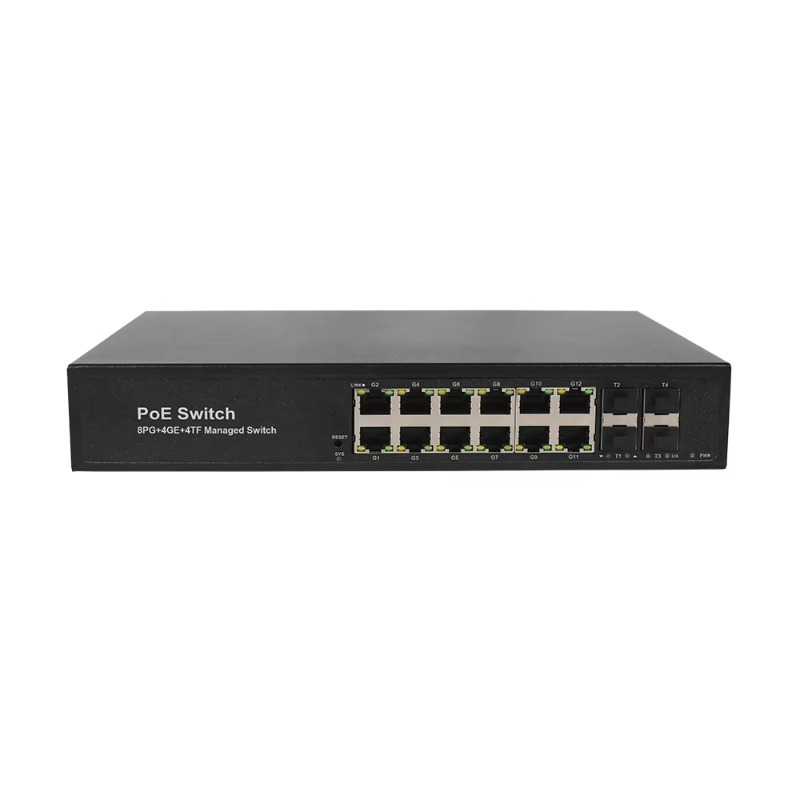 8*10/100/1000M PoEポート、4*1G RJ4 - Sfp+ 10G Managed Switch 8 Port のレビューと価格