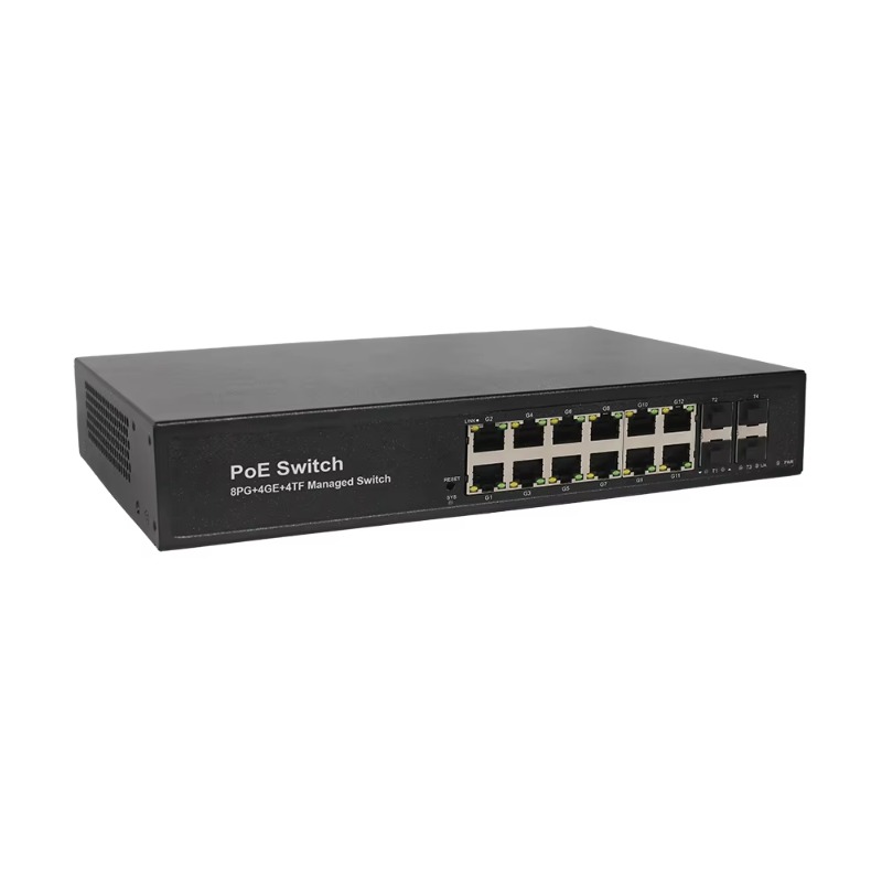 8*10/100/1000M PoEポート、4*1G RJ4 - Sfp+ 10G Managed Switch 8 Port のレビューと価格