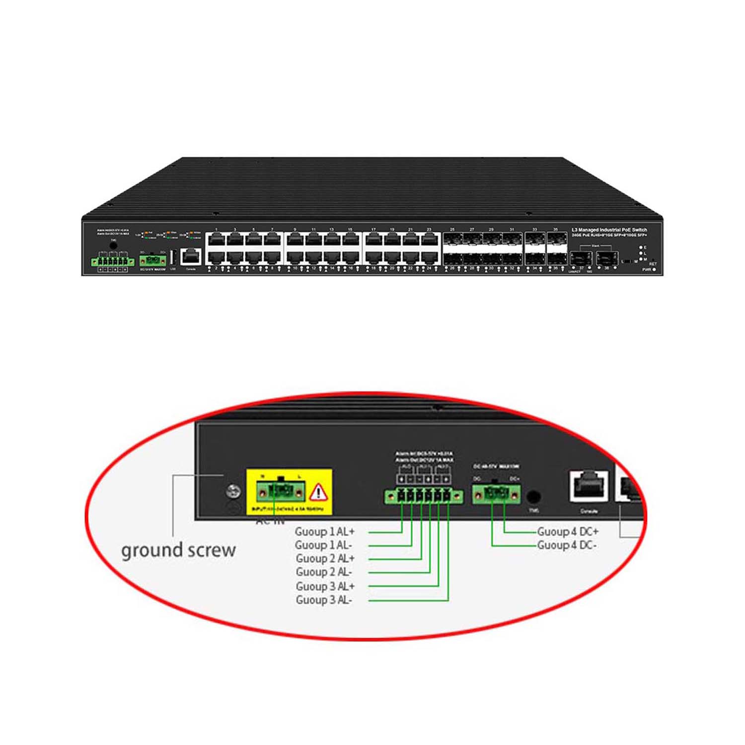10Gアップリンク38ポート産業用L3マネージドスイッチ、2 - Sfp+ 10G Managed Switch 8 Port のレビューと価格