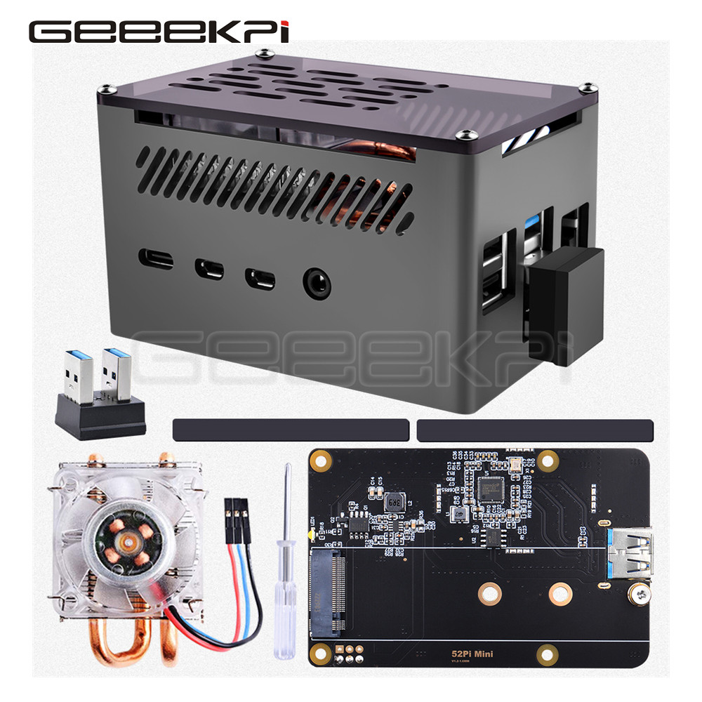 Geekpi-アルミニウムレンガハウジング,m.2 sata - Turing Pi 2 のレビューと価格
