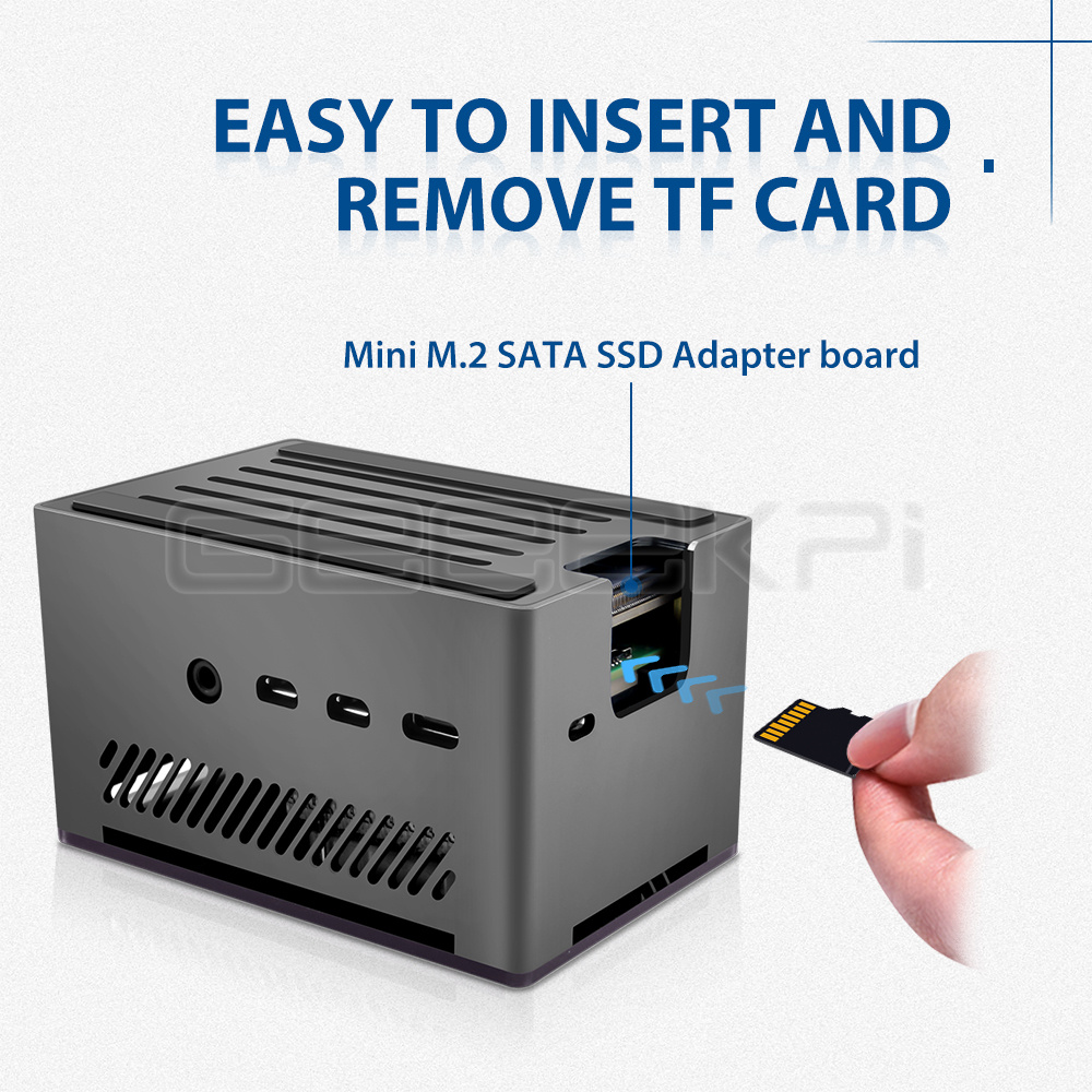 Geekpi-アルミニウムレンガハウジング,m.2 sata - Turing Pi 2 のレビューと価格